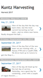 Mobile Screenshot of kuntzharvesting.blogspot.com