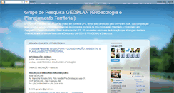 Desktop Screenshot of grupodepesquisageoplan.blogspot.com