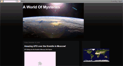 Desktop Screenshot of mysteriesoftheancientworld.blogspot.com