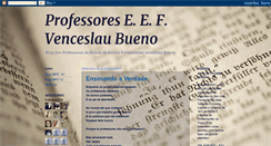 Desktop Screenshot of professoreseefvenceslaubueno.blogspot.com