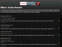 Tablet Screenshot of mikesaudioreview.blogspot.com