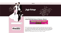 Desktop Screenshot of jogjakebaya.blogspot.com