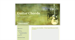 Desktop Screenshot of chords4guitar.blogspot.com