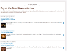 Tablet Screenshot of dayofthedeadoaxaca.blogspot.com