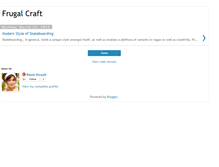 Tablet Screenshot of frugalcraft.blogspot.com
