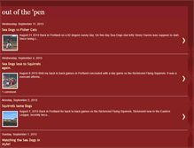 Tablet Screenshot of outofthepen-redsox04.blogspot.com