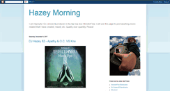 Desktop Screenshot of hazeymorning.blogspot.com