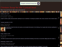 Tablet Screenshot of chickensoupforthecynicssoul.blogspot.com