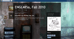 Desktop Screenshot of fall2010engl485a.blogspot.com