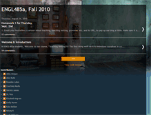 Tablet Screenshot of fall2010engl485a.blogspot.com