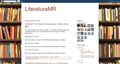 Desktop Screenshot of miblogliteraturamr.blogspot.com