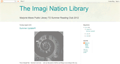 Desktop Screenshot of libraryimagination.blogspot.com