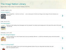 Tablet Screenshot of libraryimagination.blogspot.com