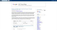 Desktop Screenshot of googleuk-travel.blogspot.com
