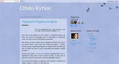 Desktop Screenshot of cristokyrios.blogspot.com