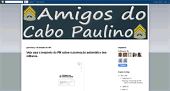 Desktop Screenshot of amigosdocabopaulino.blogspot.com