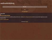 Tablet Screenshot of andreasholmberg.blogspot.com