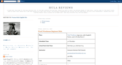 Desktop Screenshot of hulareviews.blogspot.com