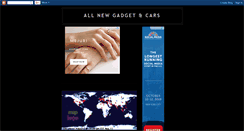 Desktop Screenshot of new-gadget-cars.blogspot.com