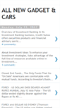 Mobile Screenshot of new-gadget-cars.blogspot.com