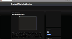 Desktop Screenshot of globalwatchcenter.blogspot.com