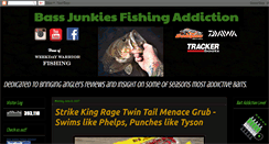 Desktop Screenshot of bassjunkiesfishingaddiction.blogspot.com