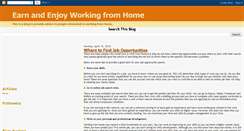 Desktop Screenshot of earning-from-home-tips.blogspot.com