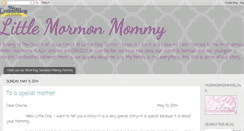 Desktop Screenshot of littlemormonmommy.blogspot.com