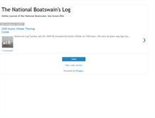 Tablet Screenshot of nationalboatswainslog.blogspot.com