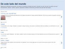 Tablet Screenshot of deesteladodelmundo.blogspot.com