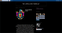 Desktop Screenshot of deapellidopareja.blogspot.com