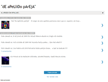 Tablet Screenshot of deapellidopareja.blogspot.com