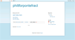 Desktop Screenshot of philtforpontefract.blogspot.com