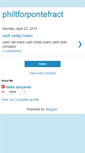 Mobile Screenshot of philtforpontefract.blogspot.com