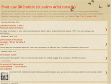 Tablet Screenshot of pourunelitteraturecorse.blogspot.com