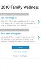 Mobile Screenshot of 2010familywellness.blogspot.com
