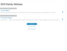 Tablet Screenshot of 2010familywellness.blogspot.com