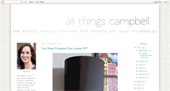 Desktop Screenshot of allthingscampbell.blogspot.com