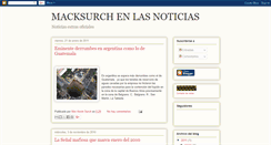 Desktop Screenshot of macksurchenlasnoticias.blogspot.com