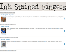 Tablet Screenshot of inkstained-fingers.blogspot.com