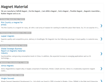 Tablet Screenshot of magnet-material.blogspot.com