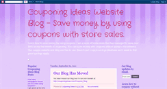 Desktop Screenshot of couponingideas.blogspot.com