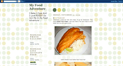 Desktop Screenshot of myfood-adventure.blogspot.com