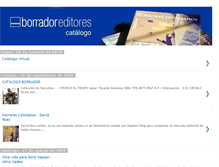 Tablet Screenshot of borrador-catalogo.blogspot.com