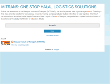 Tablet Screenshot of mitranshalallogistics.blogspot.com