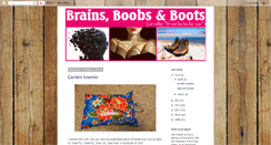 Desktop Screenshot of brainsboobsboots.blogspot.com