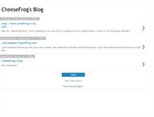 Tablet Screenshot of cheesefrog.blogspot.com