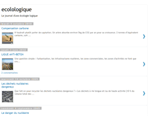Tablet Screenshot of ecolologique.blogspot.com
