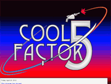 Tablet Screenshot of coolfactor5.blogspot.com