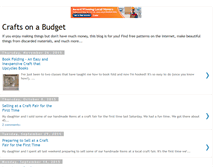 Tablet Screenshot of craftsonabudget.blogspot.com